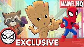 Spidey, Rocket & Groot Get Duped! | Marvel Super Hero Adventures - The Claws of Life | SHORT screenshot 2