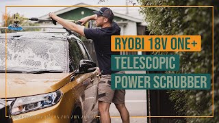Using The Ryobi 18V One Telescopic Power Scrubber