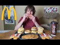 McDonald's Breakfast Mukbang | Hotcakes, Hash Browns, McMuffins