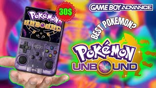 Pokémon Unbound On This 30$ Gaming Console | R36S Gameplay 2025