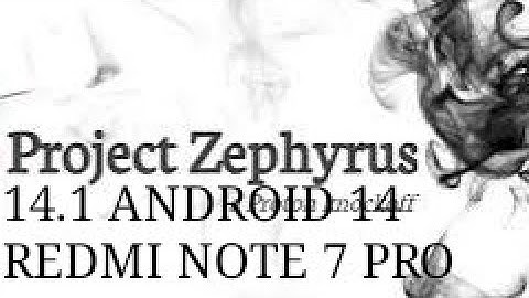 Project-Zephyrus 14.1  | ANDROID 14 |  REDMI NOTE 7 PRO.