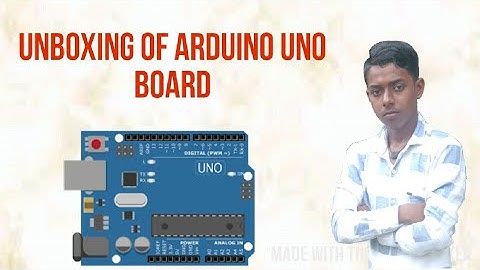 Unboxing of Arduino uno Board