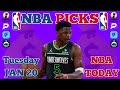 (6-2 RUN!) NBA Best Bets TODAY | Tuesday January 20 2026 | Player Props + Predictions | FREE Plays