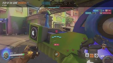 Weird team fight location - Overwatch 2 Competitive Role Queue Gold 1