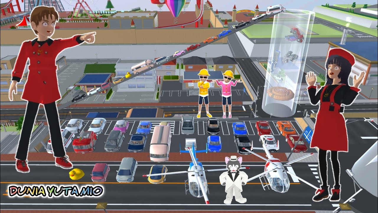 EXPERIMEN Arena Tantangan Mobil 😱 Yuta Kumpul Dan Masukkan Semua Mobil🚗 Ke Tabung Experimen Raksasa