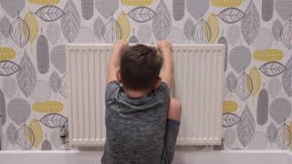 Fix a Radiator to a Plasterboard Wall with a Snaptoggle Bolt