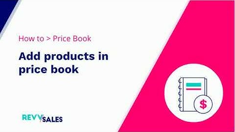 Add products in a price book