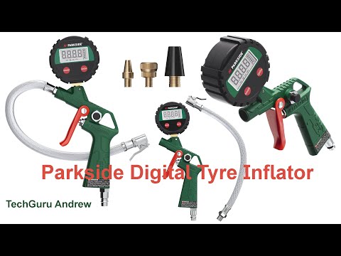 Parkside Digital Tyre Inflator PDLD 10 A1 TESTING - YouTube