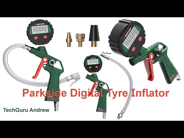 Parkside Digital Tyre Inflator TESTING - PDLD 10 A1 YouTube