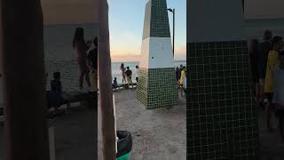 Por do sol no Dike de Cabedelo