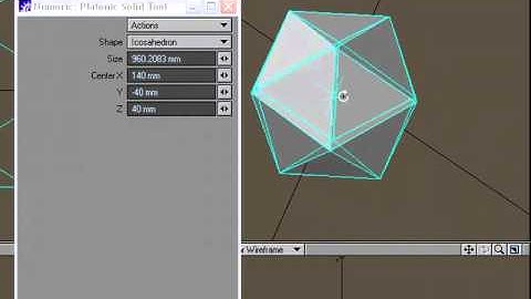2 - Modeling Tools - Create Tab - Introduction to the Platonic Solid Tool