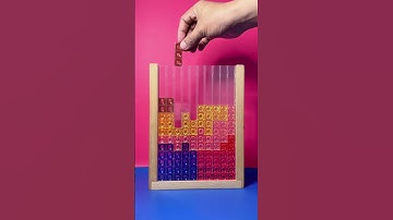 PART 216 || Hypnotic Tetris ASMR: Blue-Pink Galaxy & Perfect Block Placement