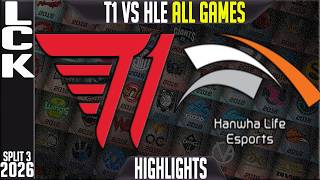 T1 vs HLE Highlights ALL GAMES | LCK Summer Playoffs 2026 | T1 vs Hanwha Life Esports screenshot 5