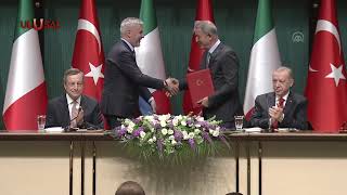 Türkiye ve İtalya arasında 9 anlaşma imzalandı