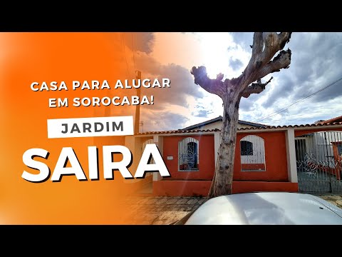 CASA PARA ALUGAR - 3 QUARTOS - JARDIM SAIRA EM SOROCABA/SP | REF 4507 | Não Disponível