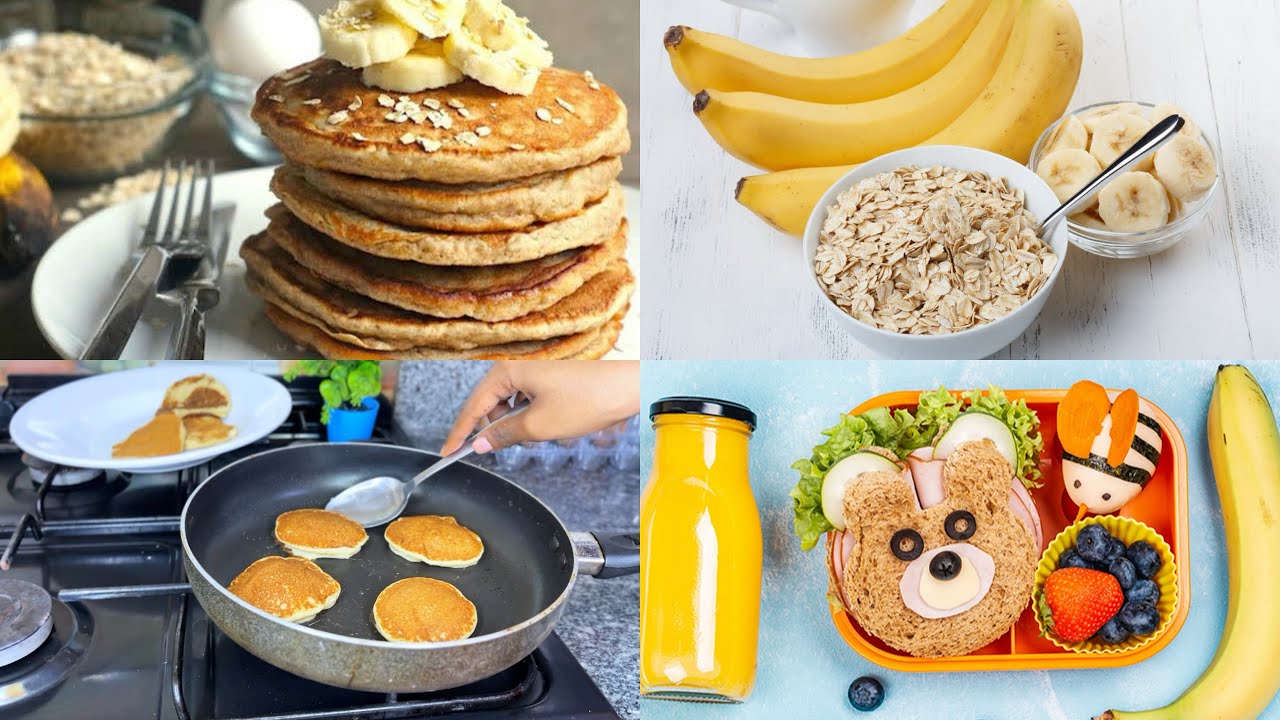 Healthy Pancake 🥞🤱🏼2 Shey bas ka samey 🥰 Healthy Pancake 🥞 With oats And Banana 🍌 