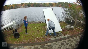 Pulling the floe dock