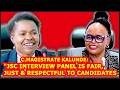 YOU ARE THE BEST INTERVIEWER THANK YOU FOR FAIRNESS CHIEF MAGISTRATE KALUNDE WARMS CJ KOOME