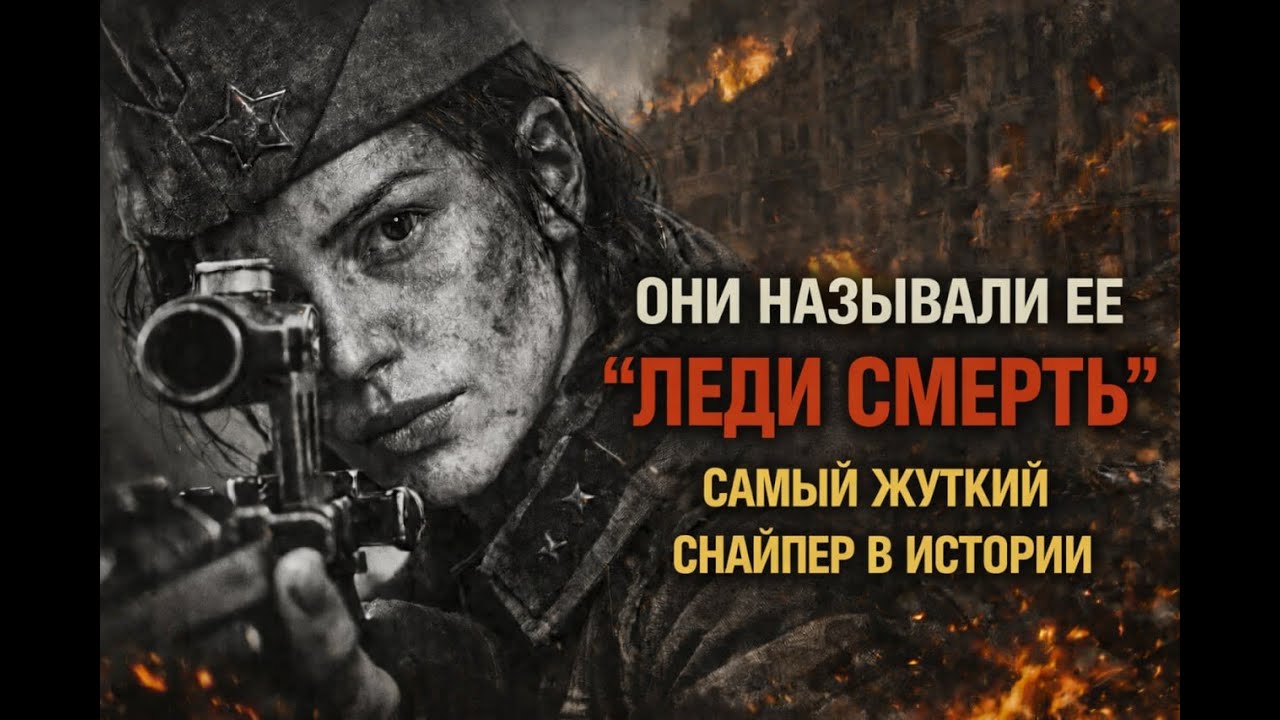 ОНИ НАЗЫВАЛИ ЕЁ "ЛЕДИ СМЕРТЬ" САМЫЙ ЖУТКИЙ СНАЙПЕР В ИСТОРИИ!