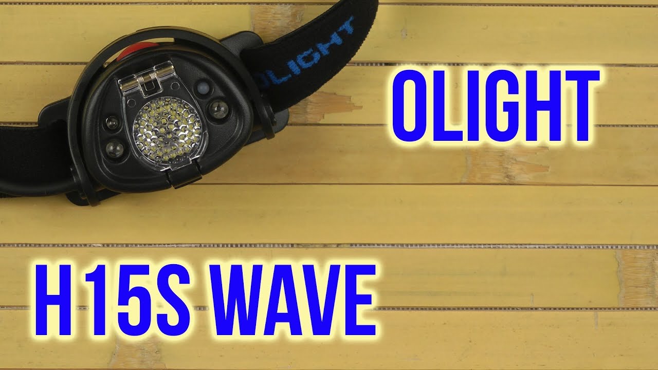 Распаковка Olight H15S Wave Black 23701293