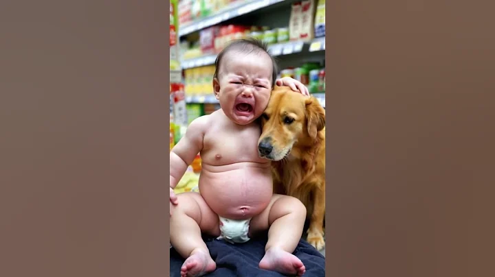 Loyal dog stays by child's side when abandoned