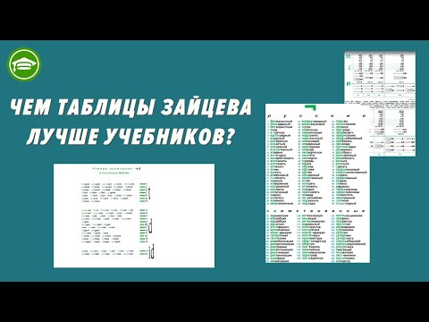 Таблицы зайцева своими руками распечатать таблицы