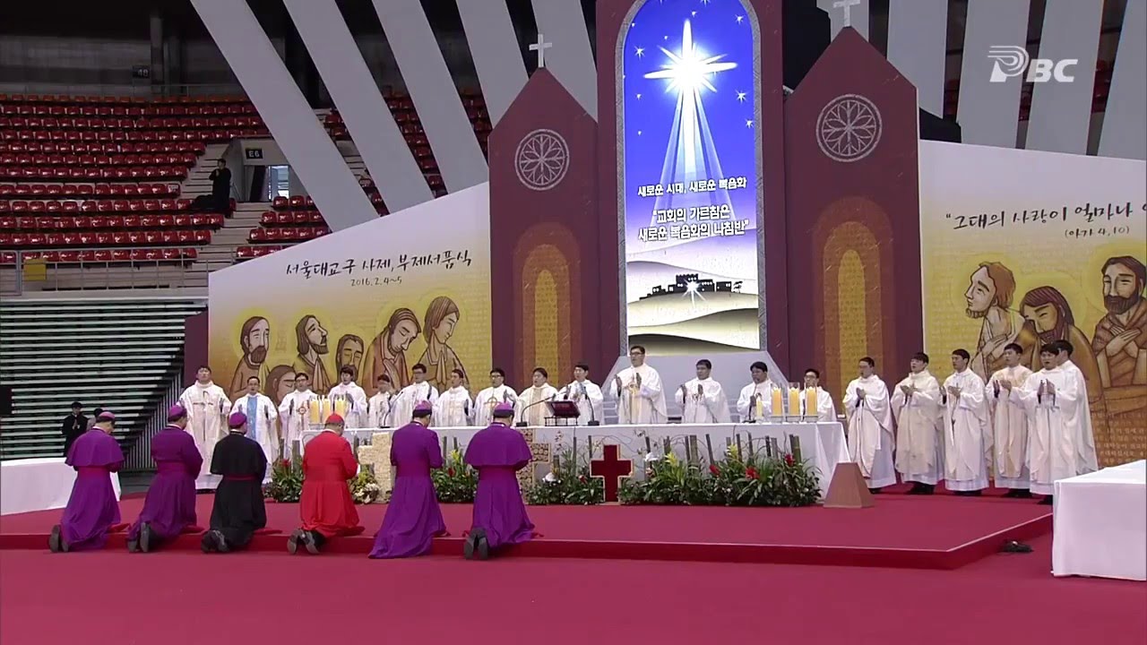 Thánh Lễ Phong Chức Linh Mục Tại Tổng Giáo Phận Seoul, Hàn Quốc.