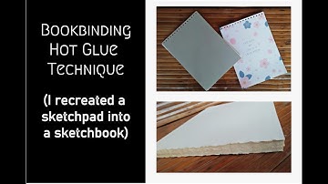 Hot Glue Technique Bookbinding