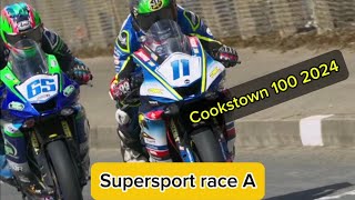 Cookstown 100 2024  brilliant Dominic Herbertson leading the way in supersport race A #racing