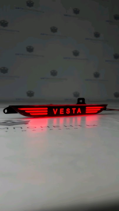 🔥ПРОТИВОТУМАННЫЙ ФОНАРЬ (ПТФ) “VESTA” (КРАСНЫЙ) В ЗАДНИЙ БАМПЕР ЛАДА ...