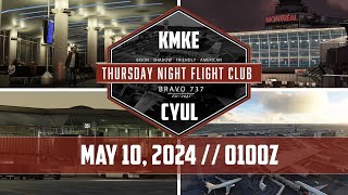 Flying VR LIVE! | PMDG 737 | Milwaukee - Montreal | Pimax Crystal | VATSIM | VR | 2024