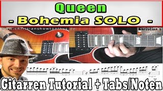 Download ★queen Bohemia Rhapsody solo + Tabs - Gitarren Tutorial Deutsch | Lesson | How Video MP3 ★queen Bohemia Rhapsody solo + Tabs - Gitarren Tutorial Deutsch | Lesson | How
