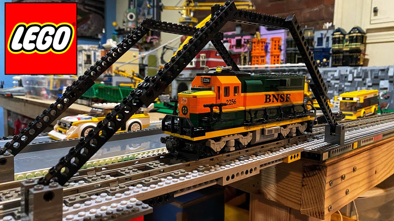 How to Lego Train Bridge - YouTube