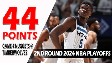 Anthony Edwards Game 4 Highlights Timberwolves vs Nuggets 2nd Round 2024 NBA Playoffs