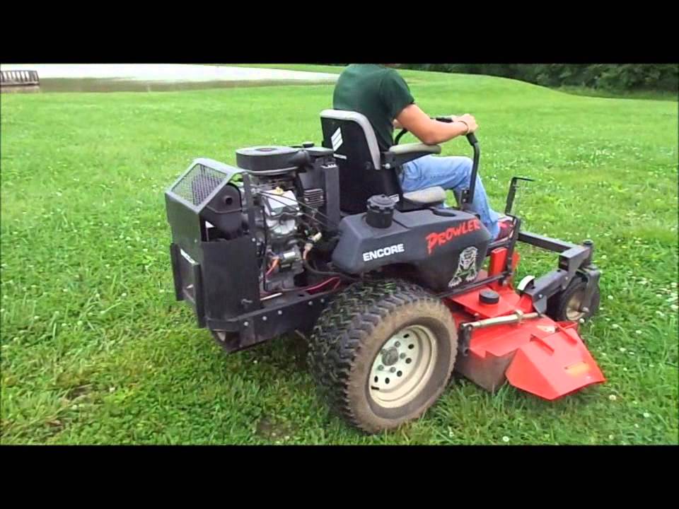 Encore Prowler ZTR Mower - Oldham Auctions - YouTube
