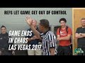 Refs let Vegas AAU Game get out of control!!! Ends in Chaos (Livermore vs Long Beach)