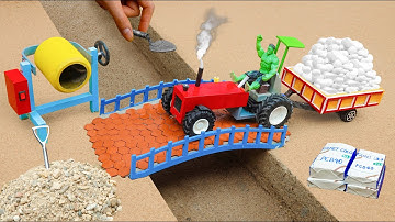 diy mini truck making bricks and home pipe bridge construction ‪‪@MetaCreatorTV