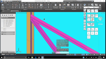 ADVANCE STEEL 2019 TUTORIAL/14/ SET A BEAM CLEARANCE-DW