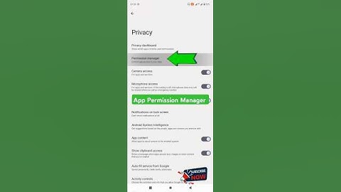 Permission Manager Allow and Deny App permissions #shorts #apps #smartphone #android