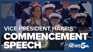 What Vice President Harris said to cadets in her commencement speech