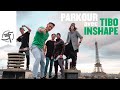 Parkour avec tibo inshape  french freerun family