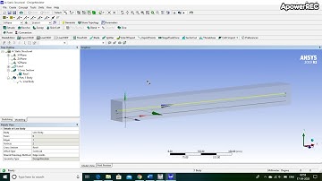 1 D Beam Element Subjected to Compressive Loading | Ansys | Pranita G Thakur