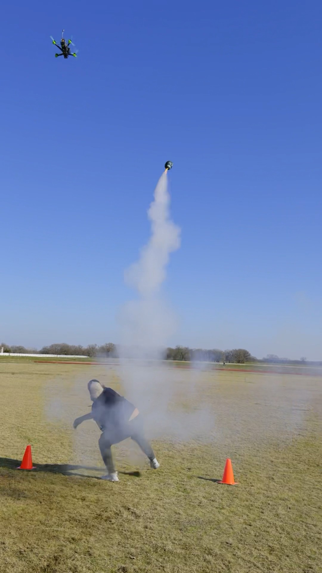 INSANE ROCKET FOOTBALL THROW ??