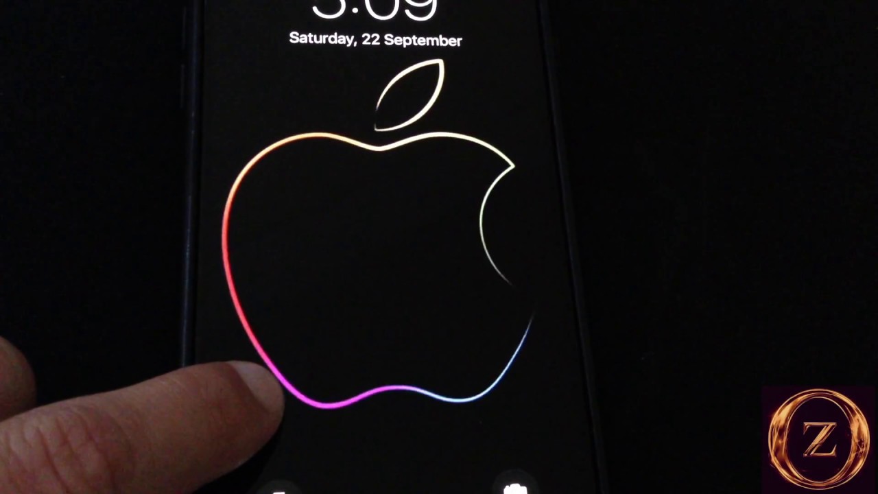 iPhone X - lock screen - live photo