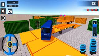 Police Bus Parking Game 3D - Police Bus Games 2019 | Android iOS Gameplay | #1 screenshot 3