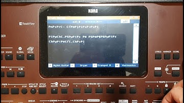 Korg Pa700: How to create and load text (lyrics, karaoke) in various languages