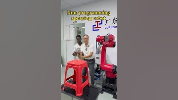 Spraying robot #automation #machine #industrialrobots #spray #robot