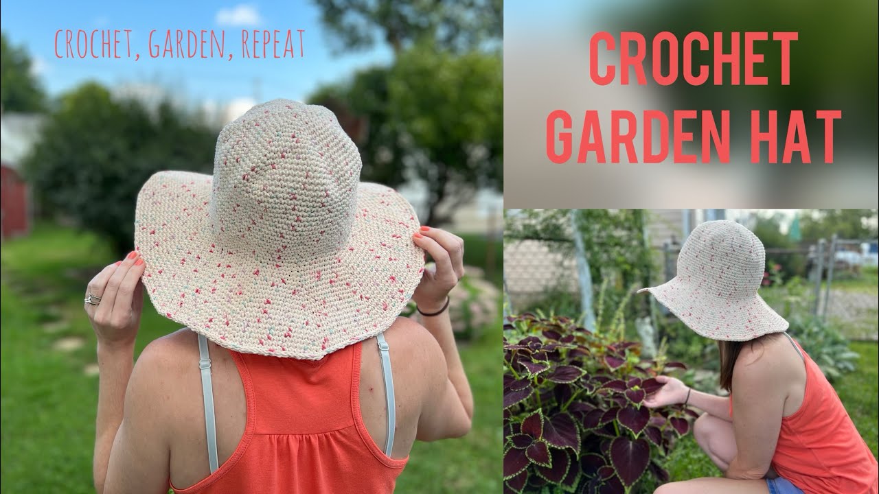 Crochet Garden Hat 👩🏼‍🌾🧶 Crochet, Garden, Repeat 