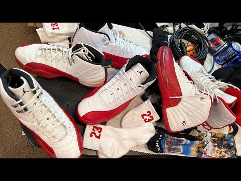 2023 JORDAN 12 “Cherry” OG 1997 ; 2004 PE ; and Review with