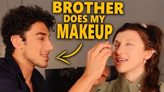 my brother does my makeup ft rebald again